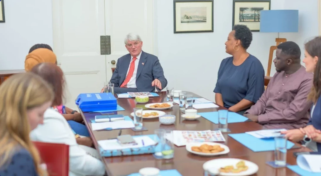 MSI Senegal meets the UK Minister for Development, Andrew Mitchell
